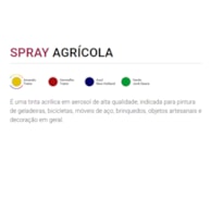 TINTA SPRAY AGRÍCOLA AMARELO TRATOR RADNAQ RC2146