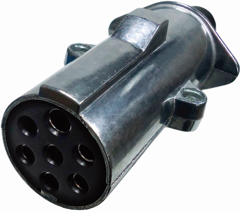 TOMADA ELÉTRICA PARA ENGATE 7POLOS MACHO(MÓVEL)12/24 DNI8323 - WS