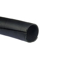 TUBO CORRUGADO ANTI-CHAMA 1/1 PRETO GRUD SPUM ROLO 25MM