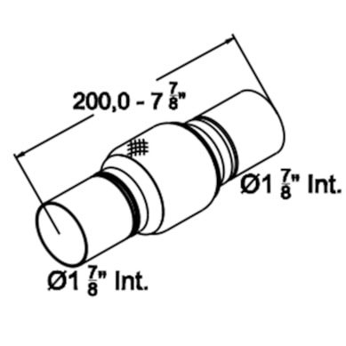 TUBO DE ESCAPE FLEXÍVEL 1 7/8" - MASTRA - DV9699V