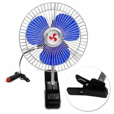 VENTILADOR DE CABINE 12V 8 POLEGADAS EURO IMPORTS - VP80012